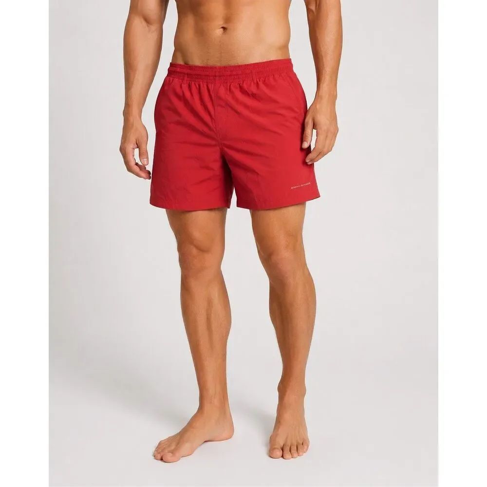Columbia PFG Omni Shade Swim Trunks Men XXL Coral Red Fishing Shorts Mesh Lined